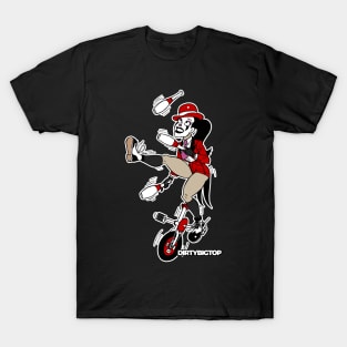 Juggler Clown Girl Pin Up T-Shirt